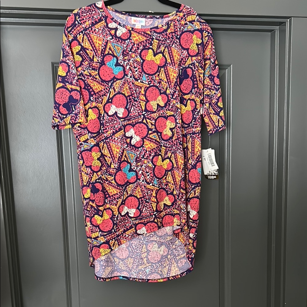 Lularoe Irma Colorful Patterned Disney